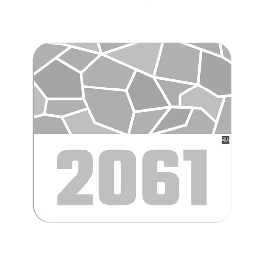 2061 Year Mouse pad (White)