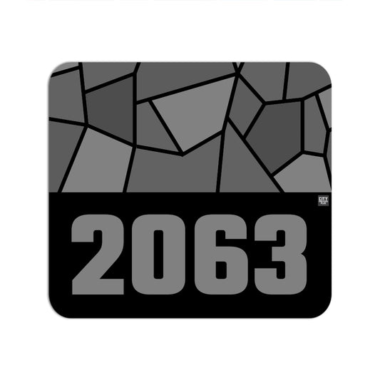 2063 Year Mouse pad (Black)