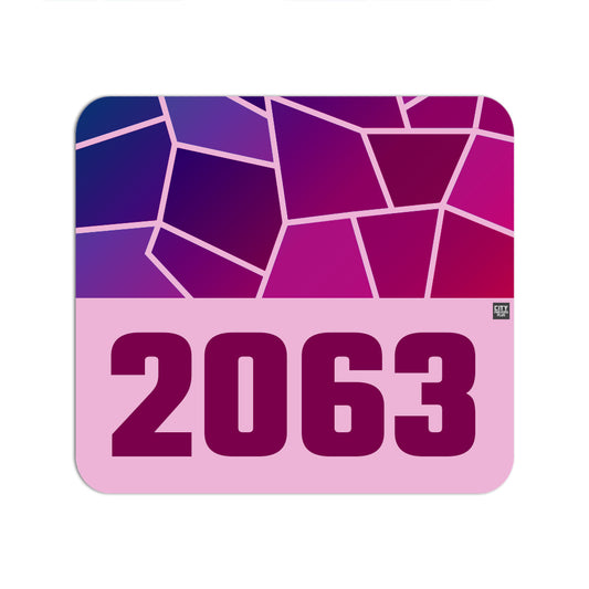 2063 Year Mouse pad (Light Pink)