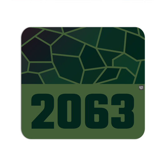 2063 Year Mouse pad (Olive Green)