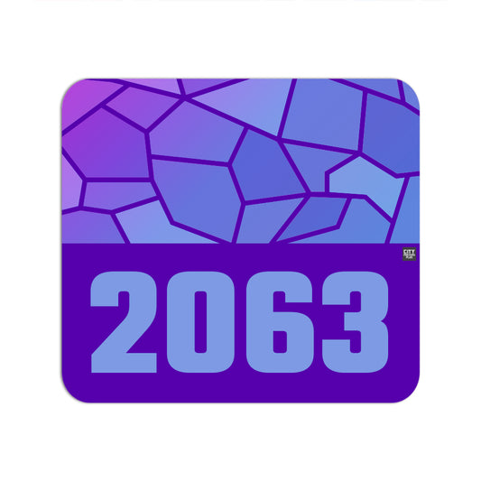 2063 Year Mouse pad (Purple)