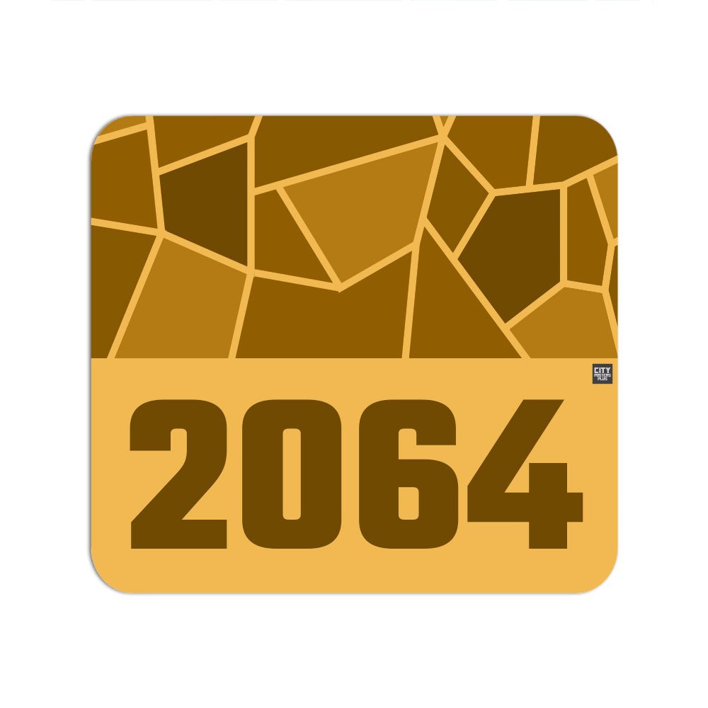 2064 Year Mouse pad (Golden Yellow)