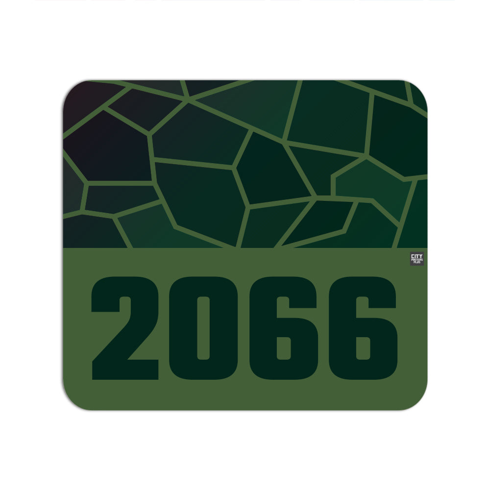 2066 Year Mouse pad (Olive Green)