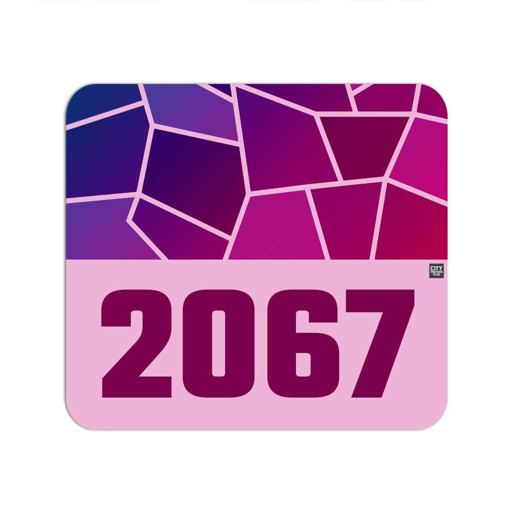 2067 Year Mouse pad (Light Pink)