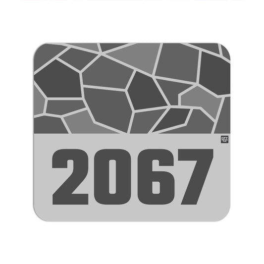 2067 Year Mouse pad (Melange Grey)