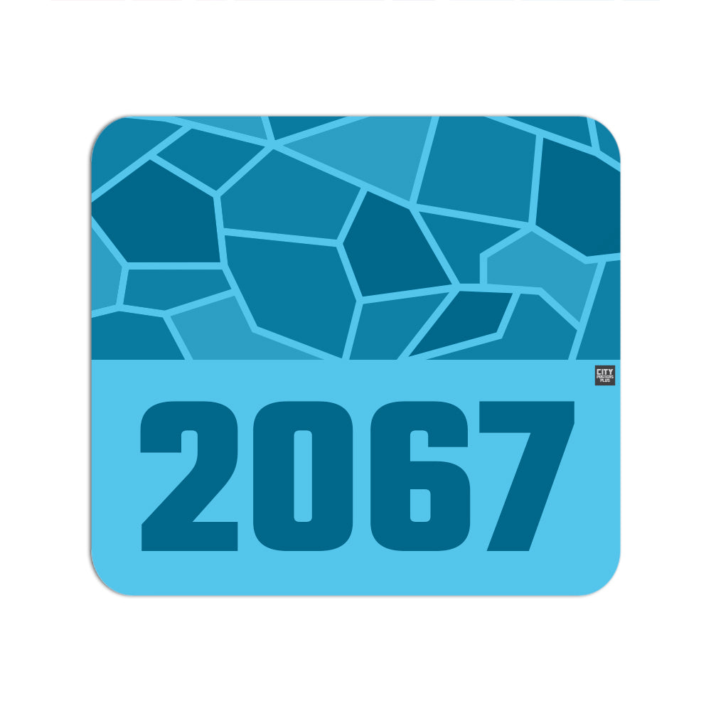 2067 Year Mouse pad (Sky Blue)