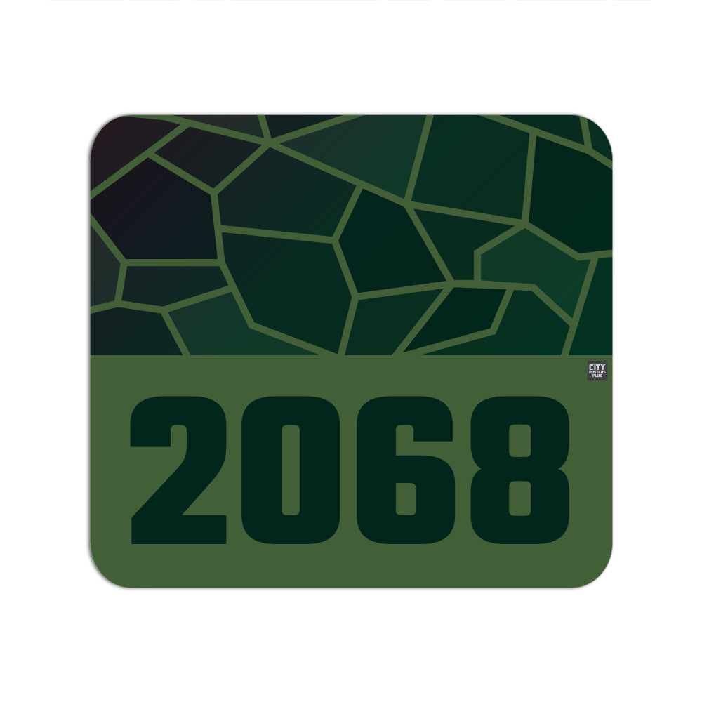 2068 Year Mouse pad (Olive Green)