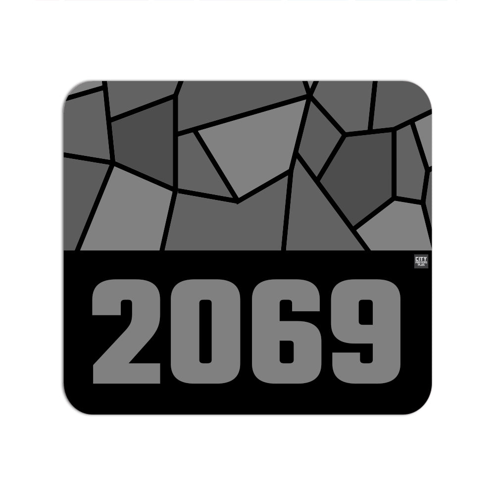 2069 Year Mouse pad (Black)