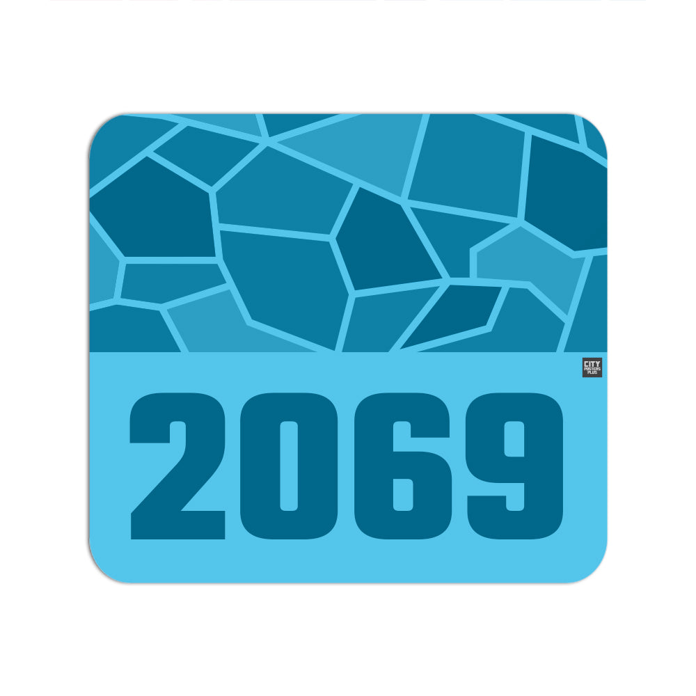 2069 Year Mouse pad (Sky Blue)