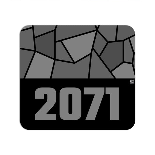 2071 Year Mouse pad (Black)