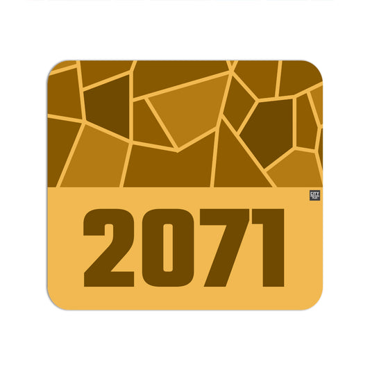 2071 Year Mouse pad (Golden Yellow)