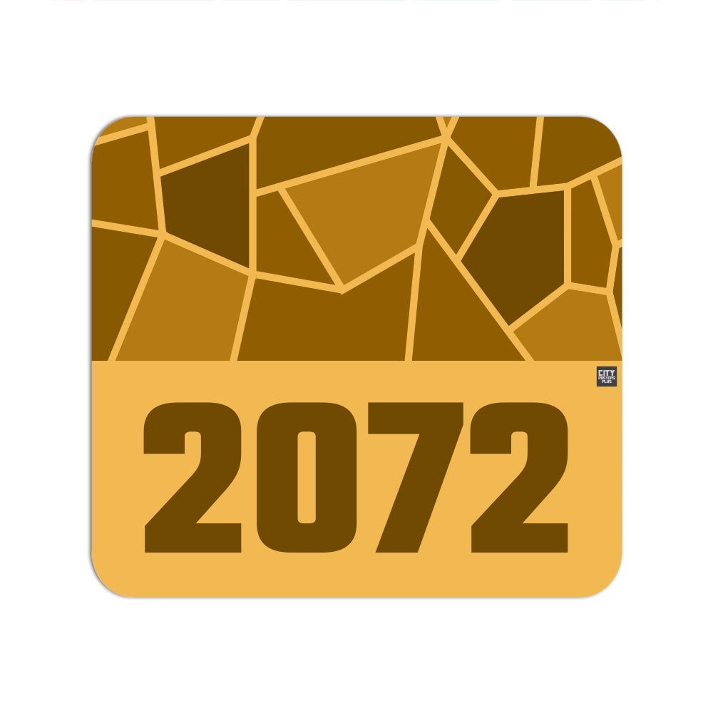 2072 Year Mouse pad (Golden Yellow)