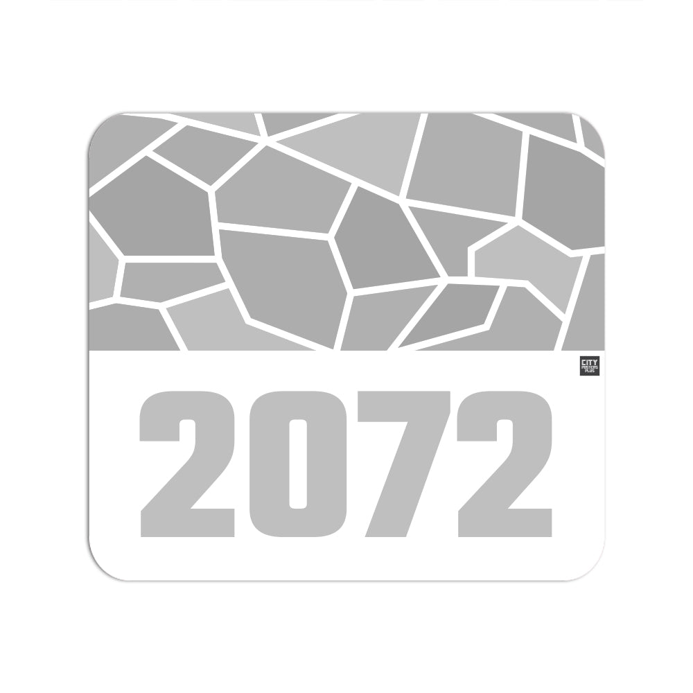 2072 Year Mouse pad (White)