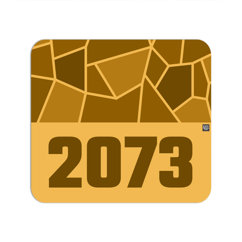 2073 Year Mouse pad (Golden Yellow)