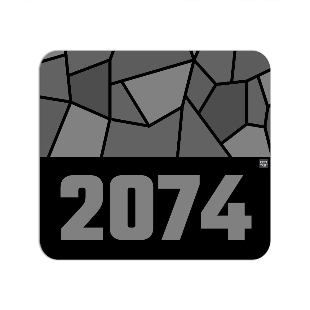 2074 Year Mouse pad (Black)