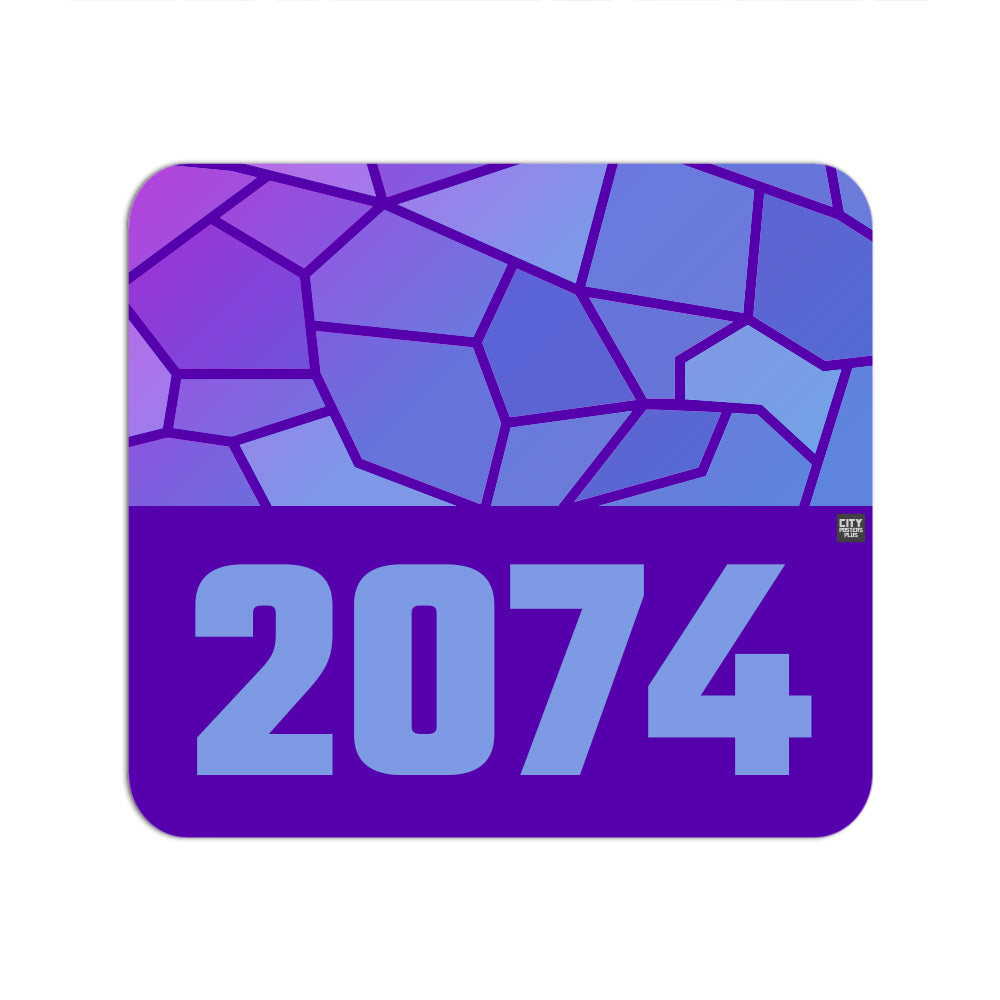 2074 Year Mouse pad (Purple)