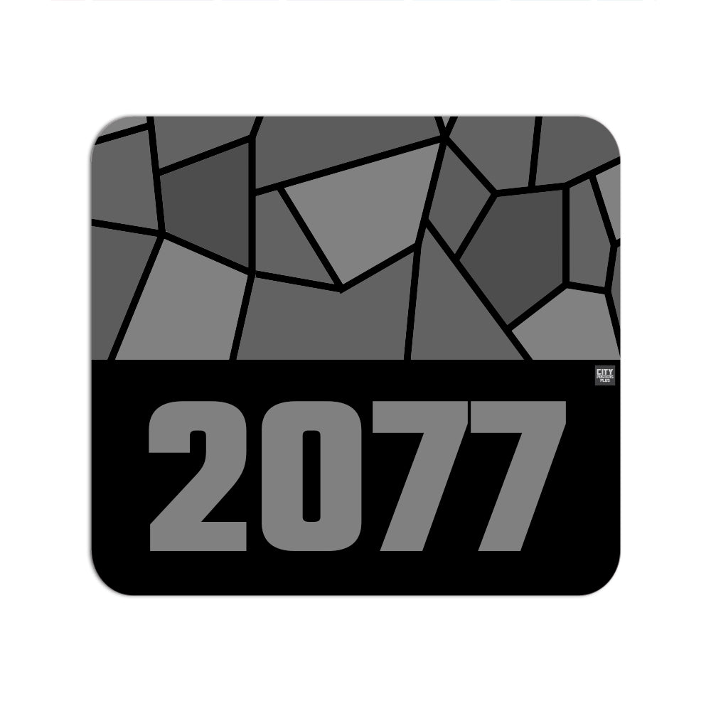 2077 Year Mouse pad (Black)