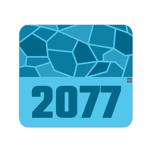 2077 Year Mouse pad (Sky Blue)