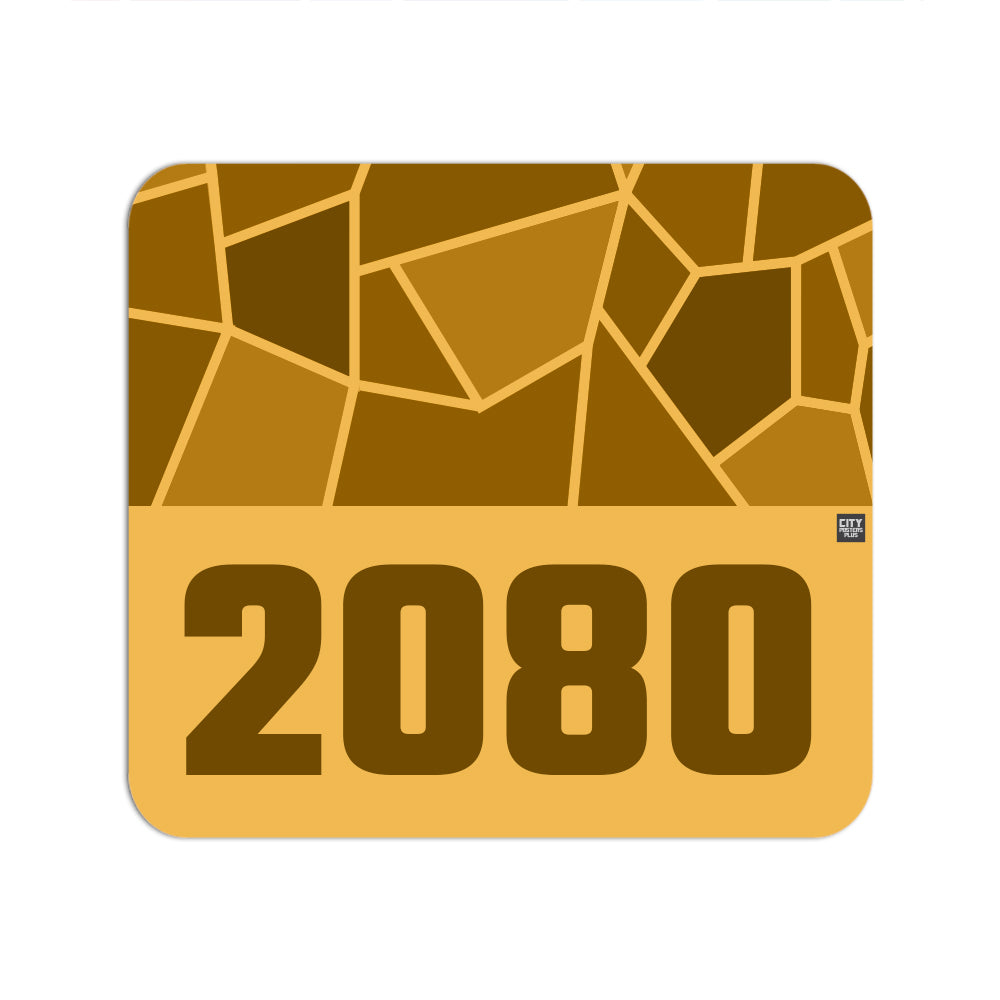 2080 Year Mouse pad (Golden Yellow)