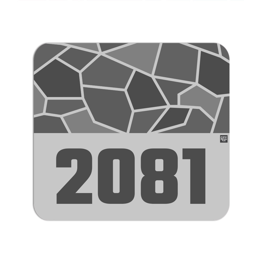 2081 Year Mouse pad (Melange Grey)