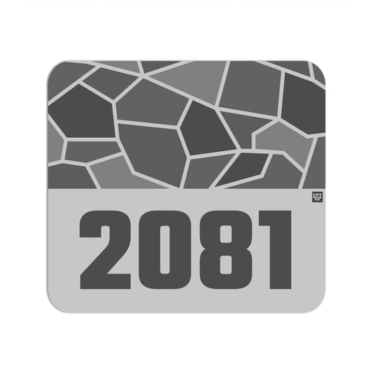 2081 Year Mouse pad (Melange Grey)