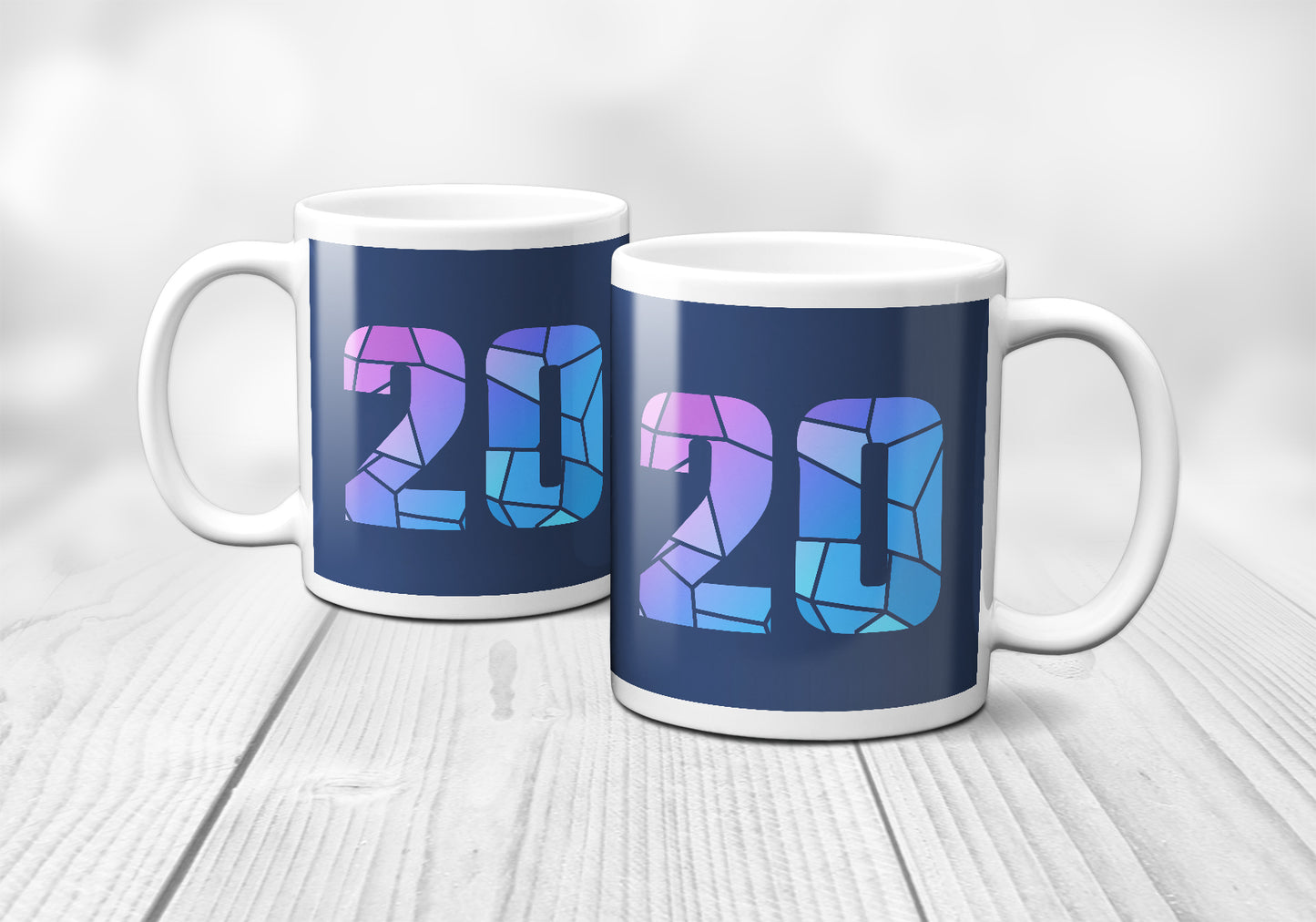 20 Number Mug (Navy Blue)