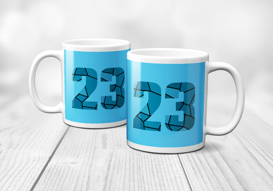 23 Number Mug (Sky Blue)