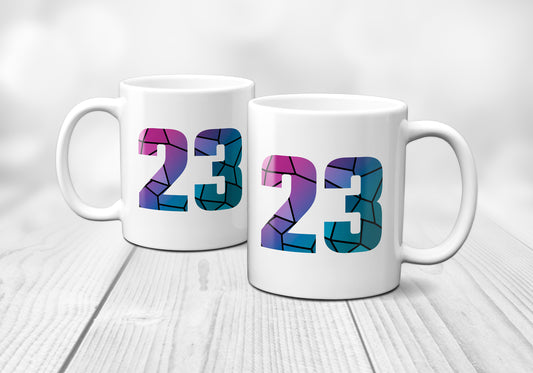 23 Number Mug (White)