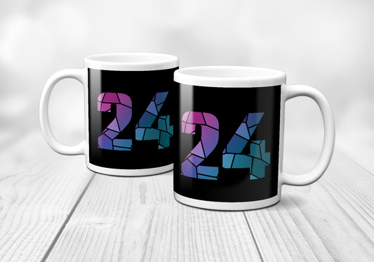 24 Number Mug (Black)