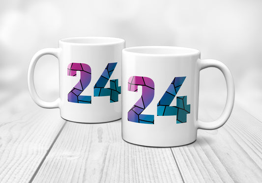 24 Number Mug (White)