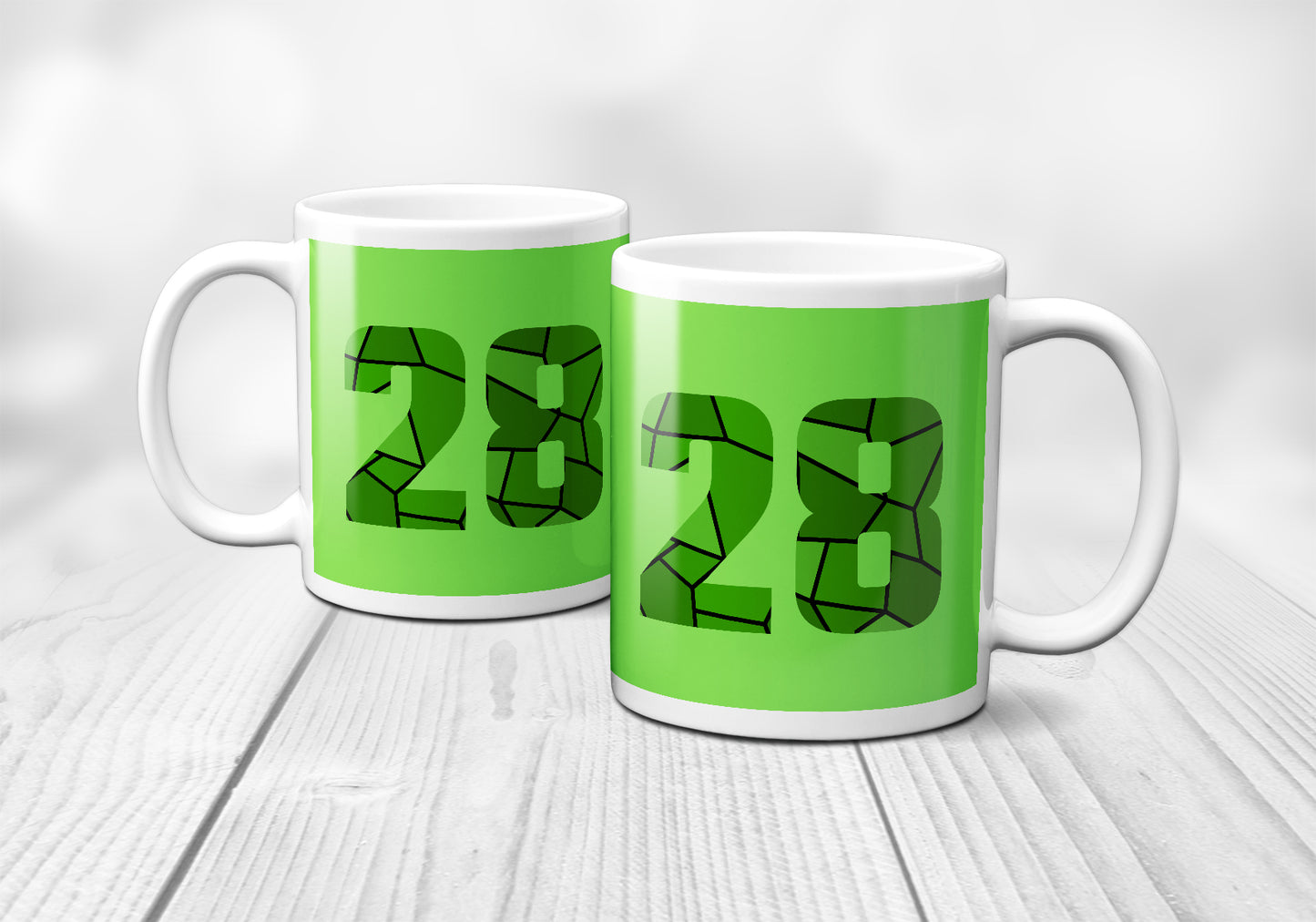 28 Number Mug (Liril Green)