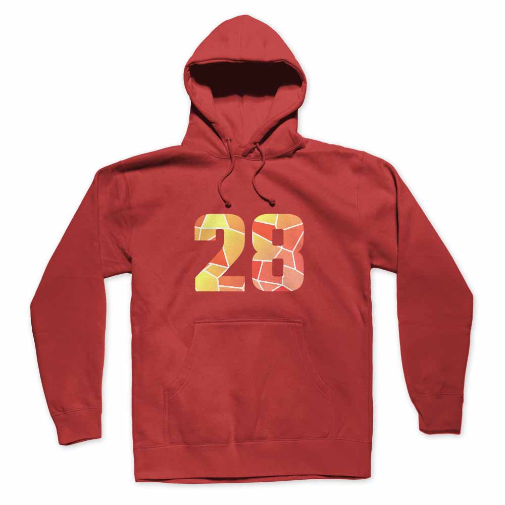 28 Number Unisex Hoodie Sweatshirt
