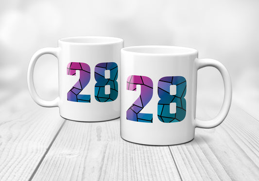 28 Number Mug (White)