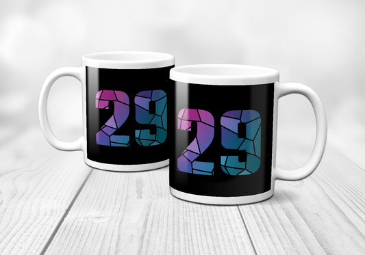 29 Number Mug (Black)