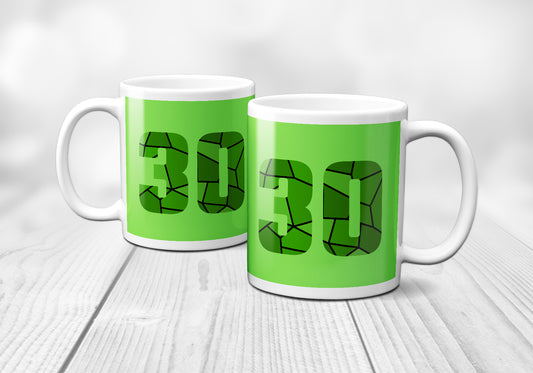 30 Number Mug (Liril Green)