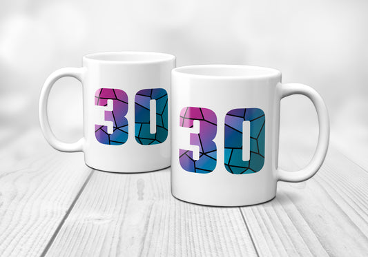 30 Number Mug (White)