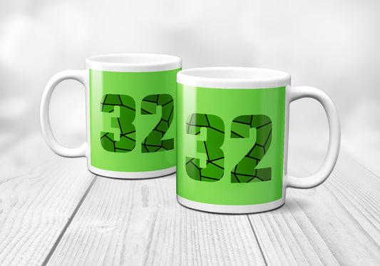 32 Number Mug (Liril Green)