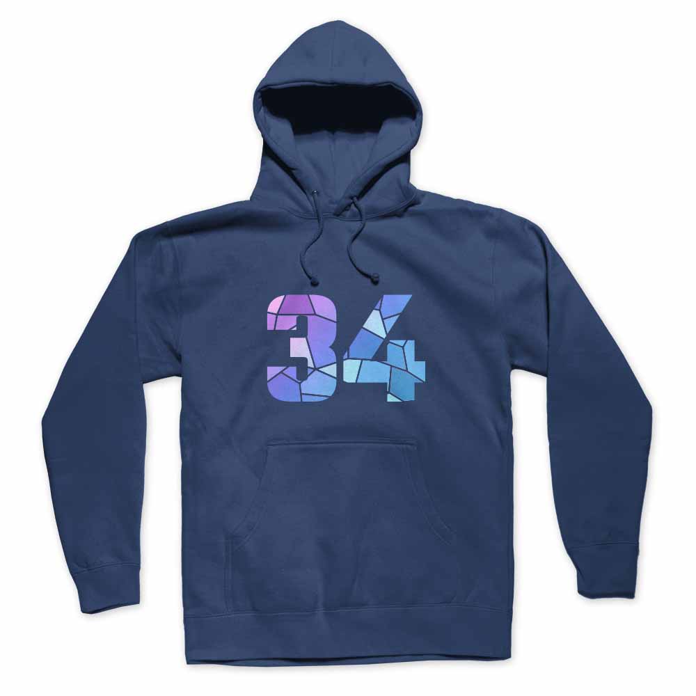 34 Number Unisex Hoodie Sweatshirt