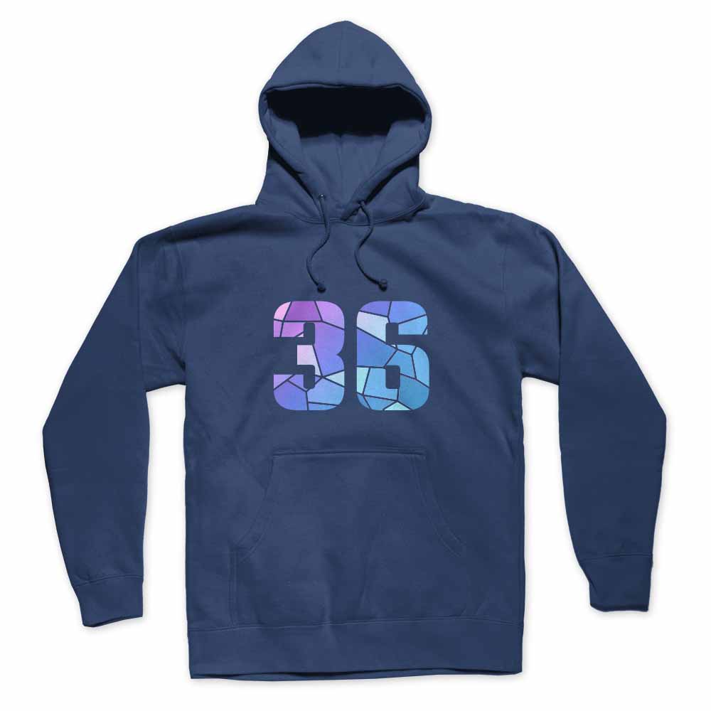 36 Number Unisex Hoodie Sweatshirt