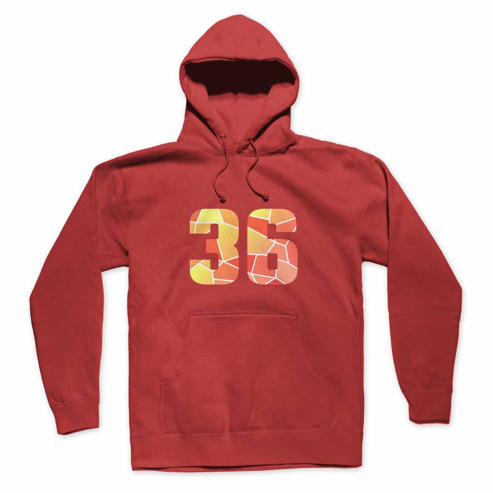 36 Number Unisex Hoodie Sweatshirt