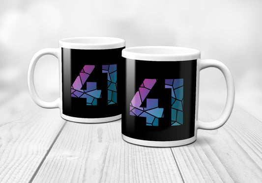 41 Number Mug (Black)