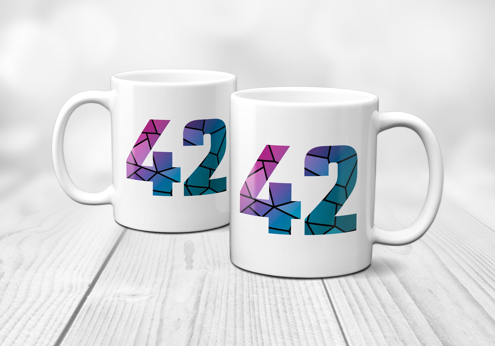 42 Number Mug (White)