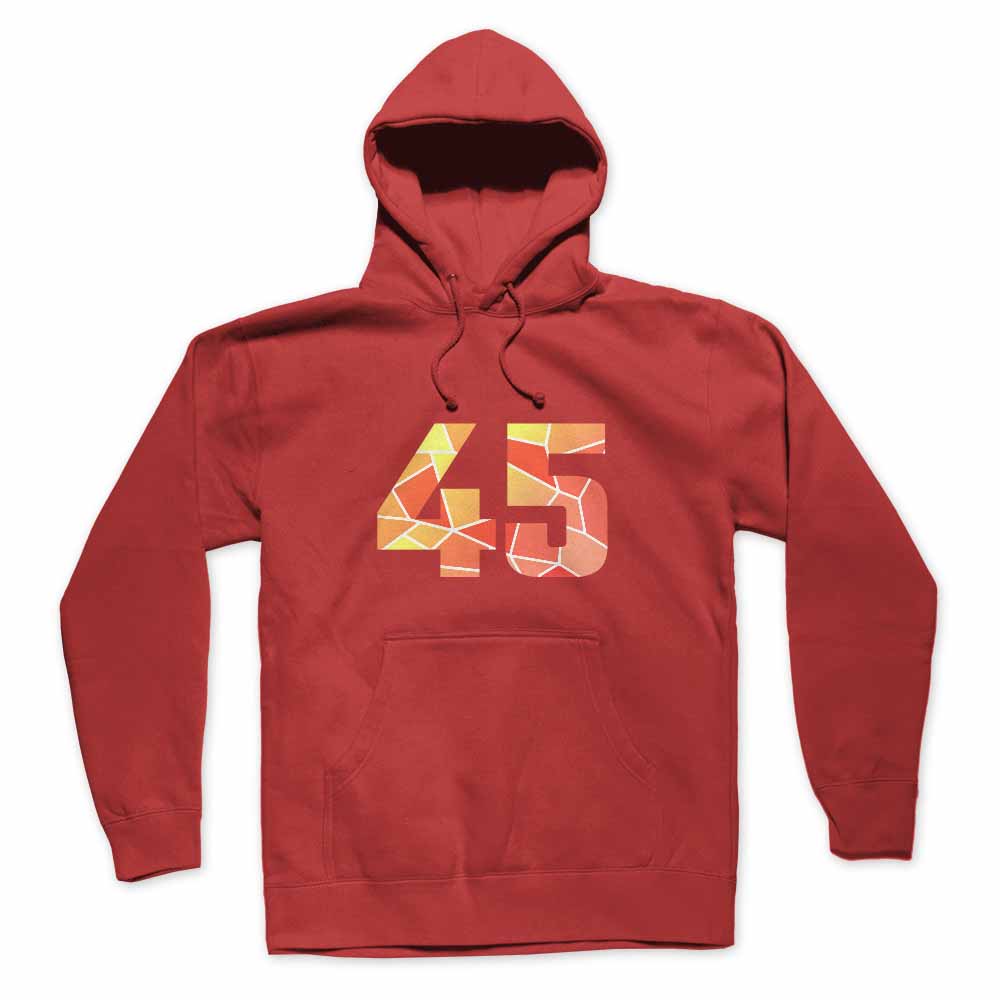 45 Number Unisex Hoodie Sweatshirt