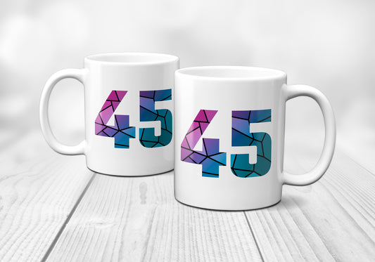 45 Number Mug (White)