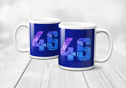 46 Number Mug (Royal Blue)