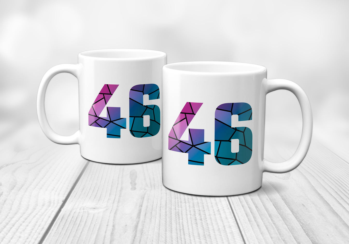 46 Number Mug (White)