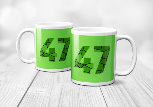 47 Number Mug (Liril Green)