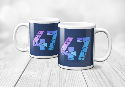 47 Number Mug (Navy Blue)