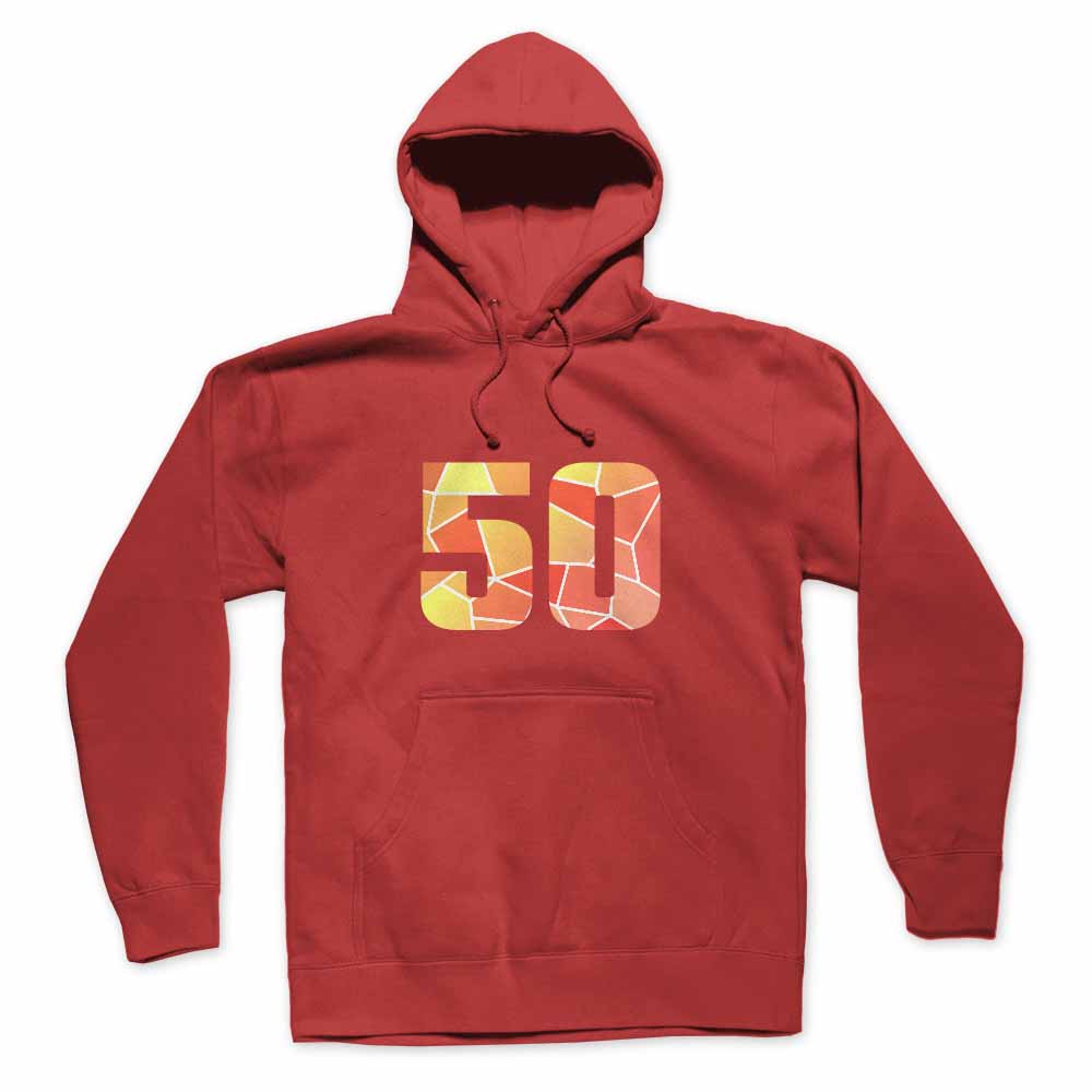 50 Number Unisex Hoodie Sweatshirt
