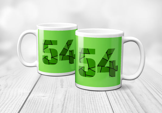 54 Number Mug (Liril Green)